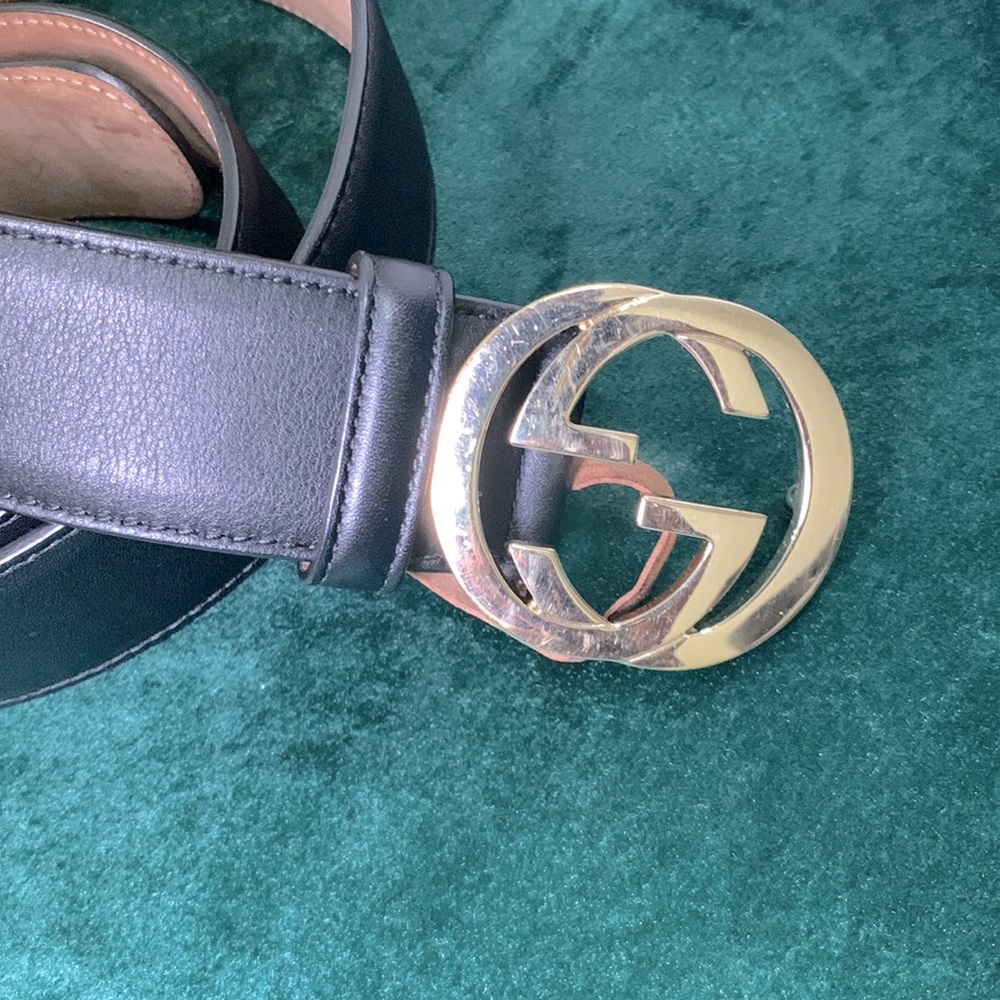 Authentic Gucci GG Leather Belt - Picture 6 of 7